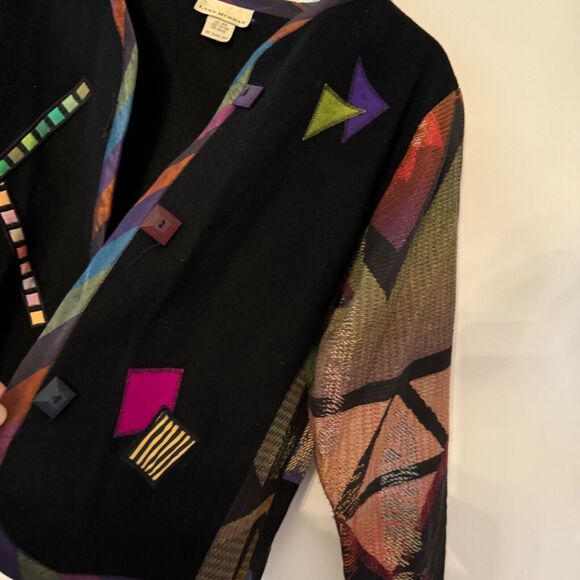 Vintage Lynn Murray Jacket Women’s Retro Artsy Tapestry Wool blend size 6 - Picture 6 of 16